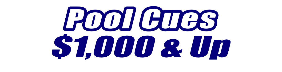 Pool Cues $1000 and Up Pool Cues $1000 and Up for Sale