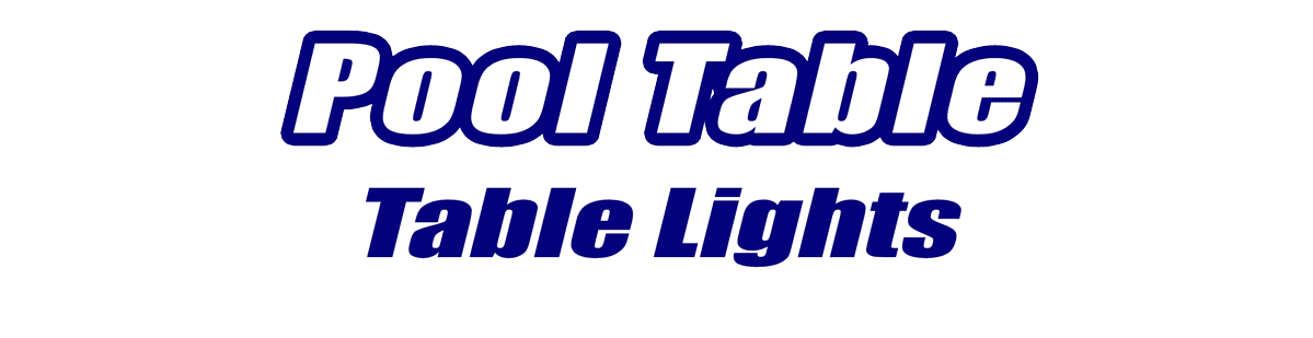 Pool Table Lights for Sale