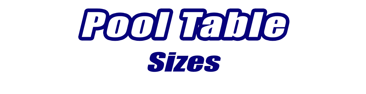Pool Table Sizes Dimensions Pool Table Sizes Dimensions for Sale