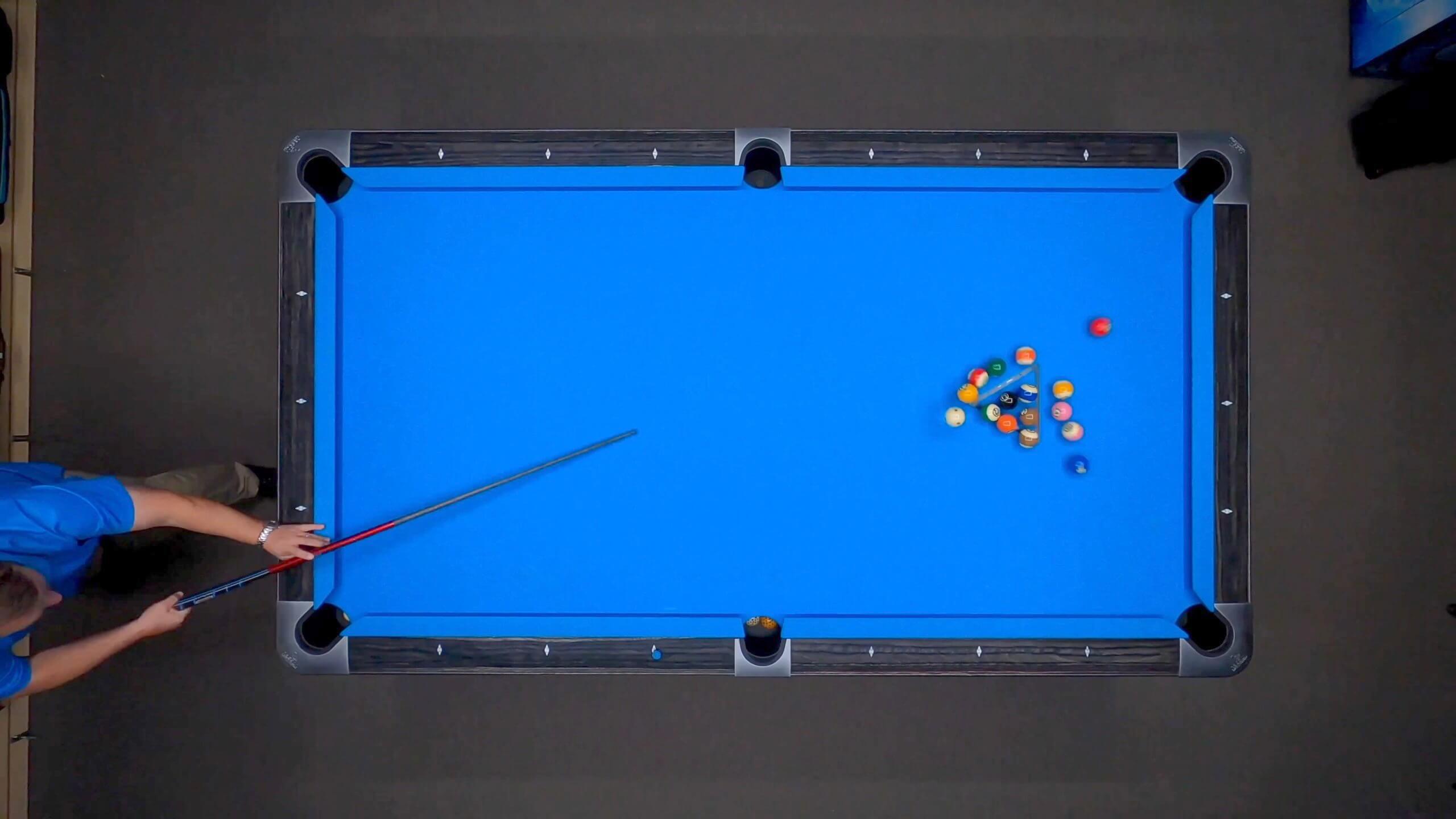 Predator Light - Break Shot Overhead - Blur Free