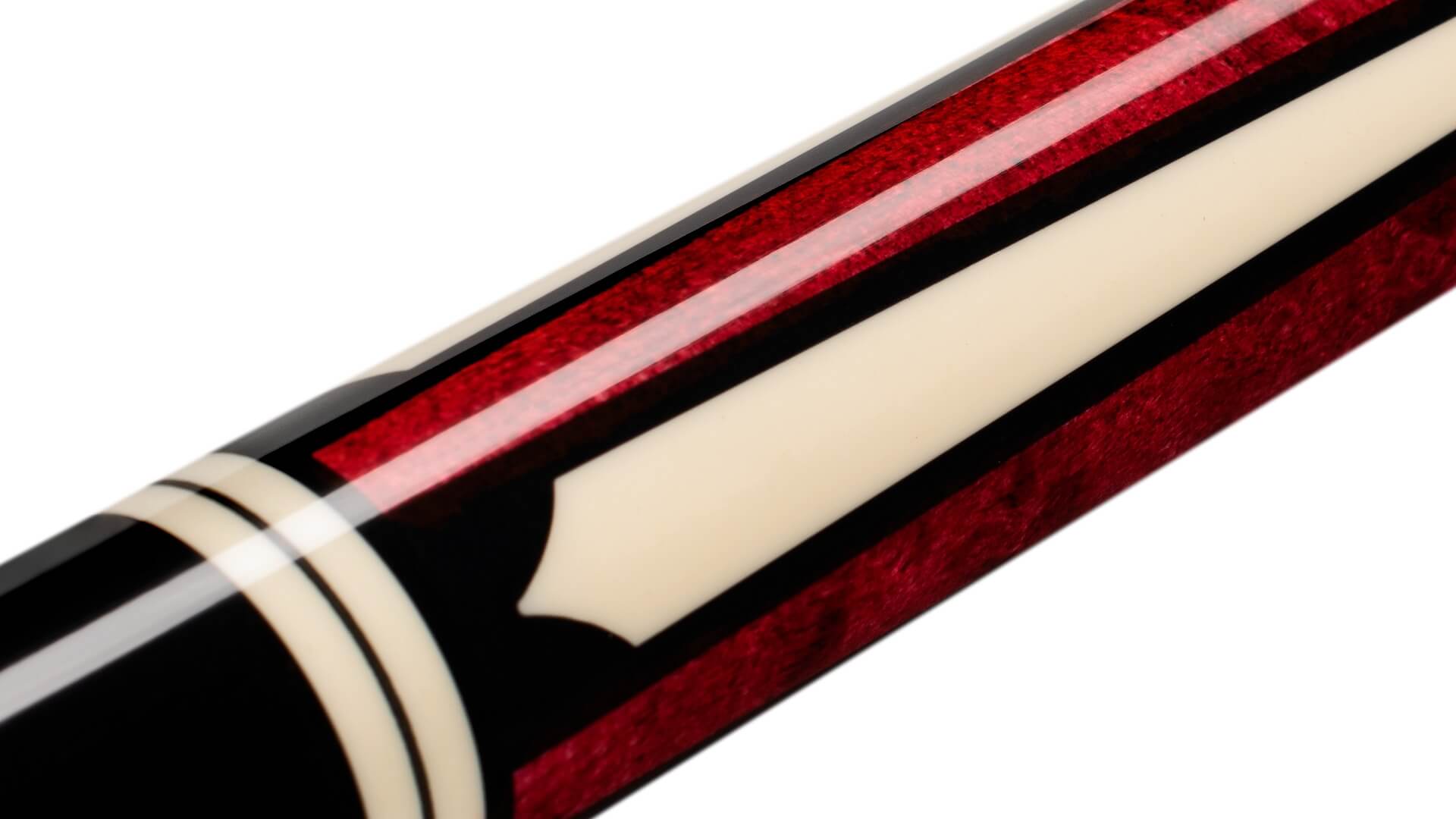 Predator – Valor SL1 Red Pool Cue by Jacoby – Inlay Detail Predator - Valor SL1 Red Pool Cue by Jacoby - Inlay Detail