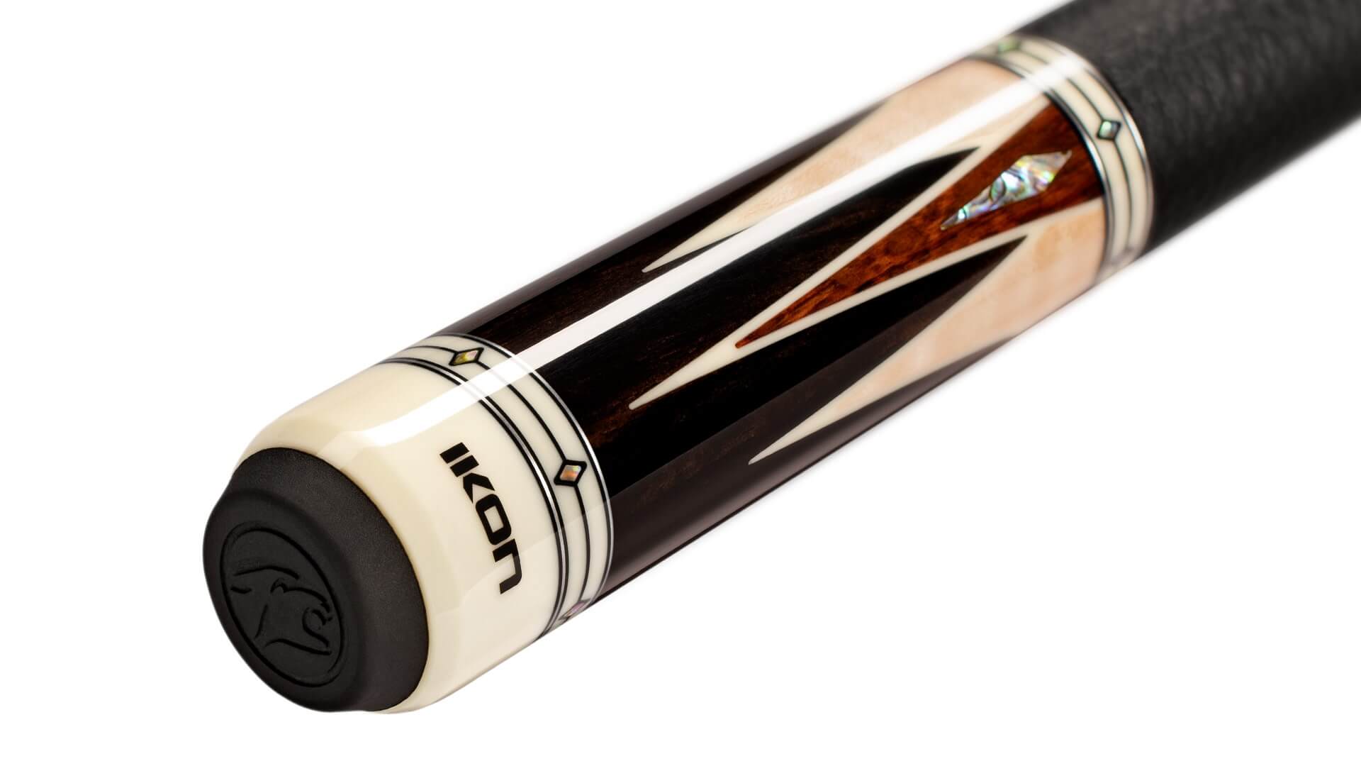 Predator – Ikon4 1 Pool Cue Exotic Wood – Butt Detail Predator - Ikon4 1 Pool Cue Exotic Wood - Butt Detail