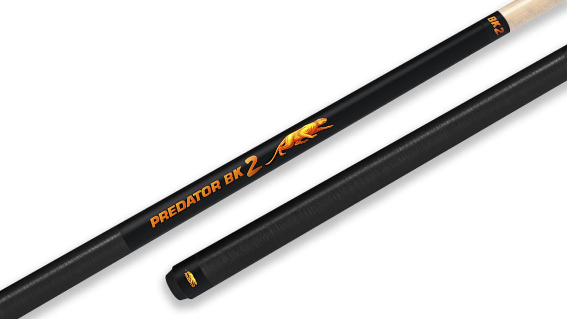 Predator - BK 2 Break Cue Black - Linen Wrap • Billiards Direct