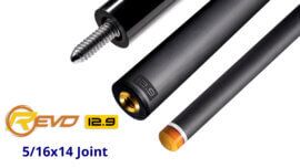 ビリヤード PREDATOR REVO12.9mm Predator REVO 12.9 mm Carbon Fiber Low Deflection Pool Shaft