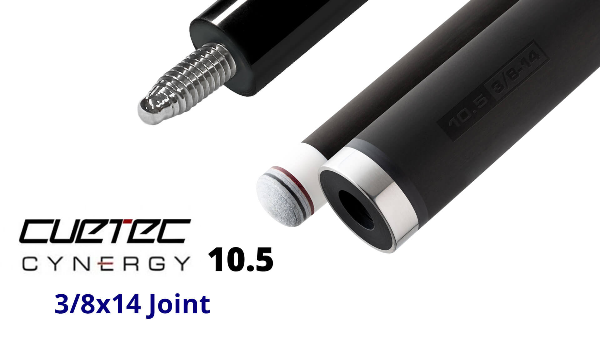 CUETEC Synergy シナジーシャフト3/8/14山美品１２.5mm Cuetec Cynergy 12.5mm 3/8x14 20.00mm | Steel Shaft Collar