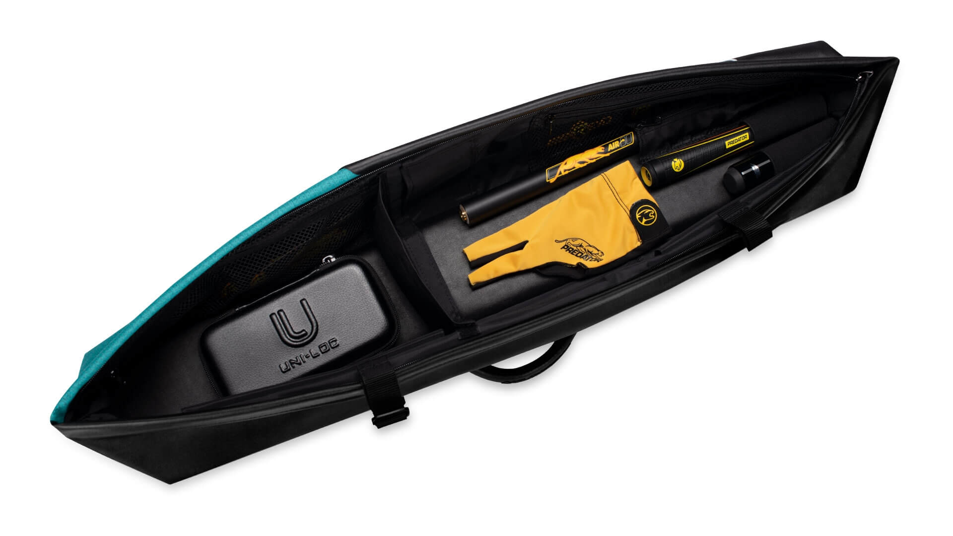 predator-urbain-Albin-Ouschan-hard-pool-cue-case-3×5-blue-open predator-urbain-Albin-Ouschan-hard-pool-cue-case-3x5-blue-open-for-sale