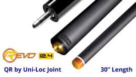 プレデター　Revo １２.４　中古　ユニロック　Predator レボ Predator REVO 12.4 mm Carbon Fiber Low Deflection Pool Shaft for