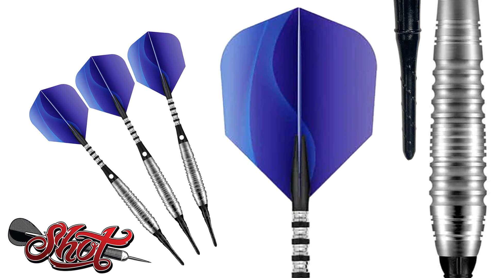 Shot-Budo-Soft-Tip-Dart-Set-Logo Shot-Budo-Soft-Tip-Dart-Set-for-Sale