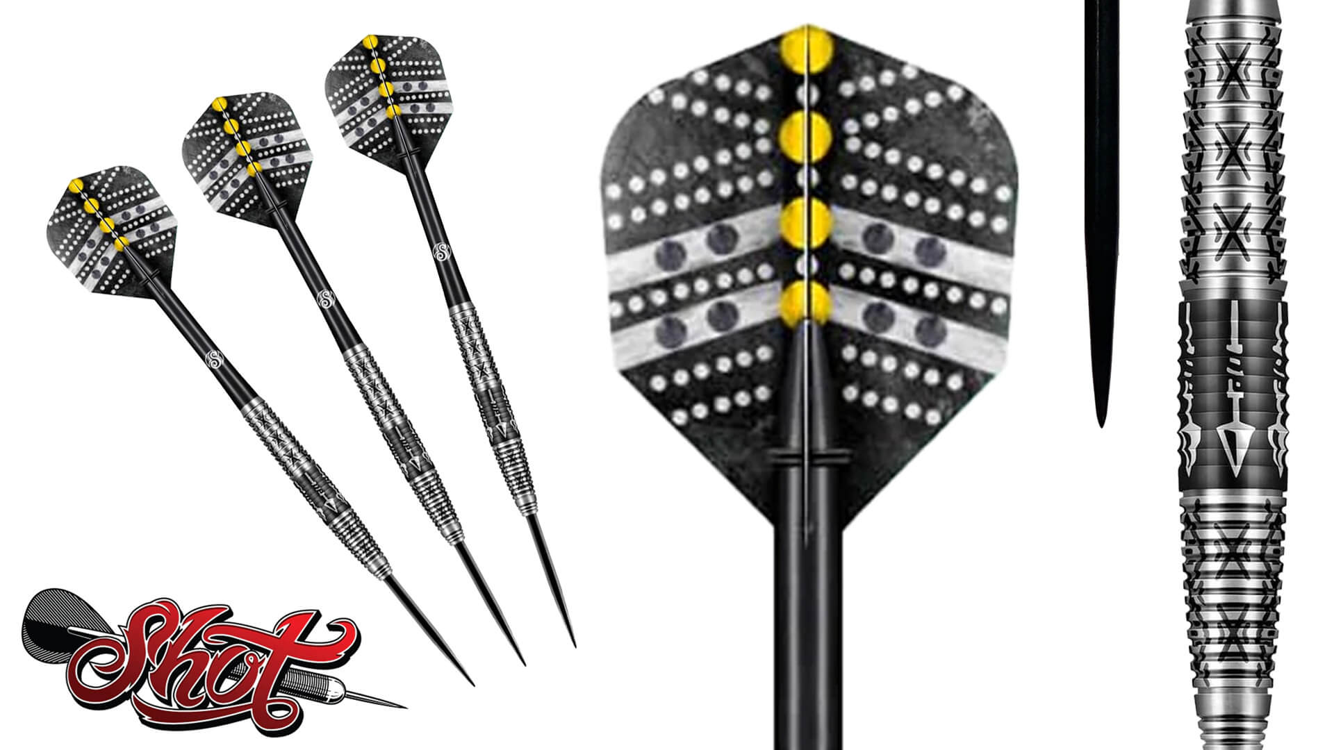 Shot-Devon-Petersen-Wisdom-Steel-Tip-Dart-Set Shot-Devon-Petersen-Wisdom-Steel-Tip-Dart-Set