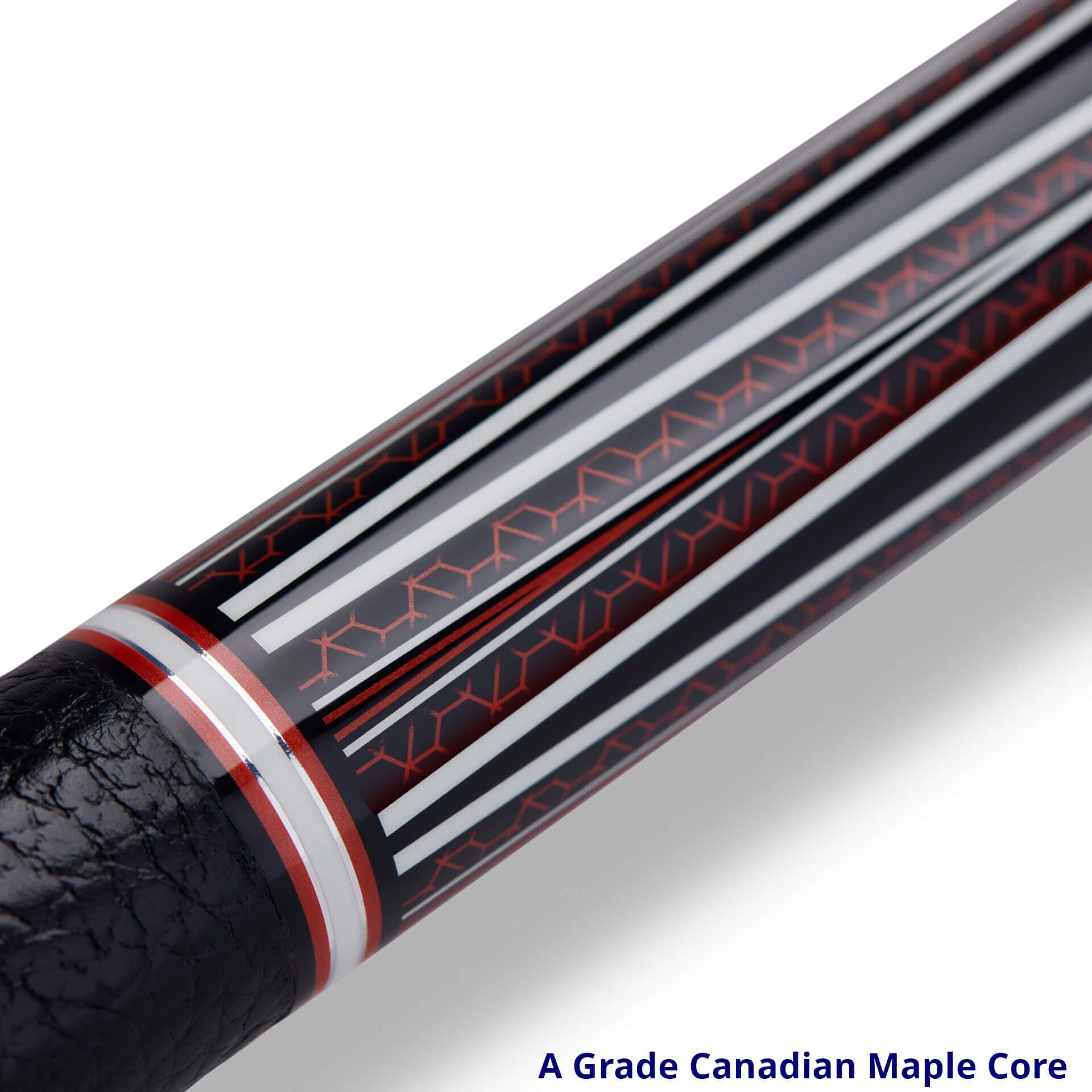 Cuetec Avid “Opt-X” with Red Accents Cuetec Avid "Opt-X" with Red Accents