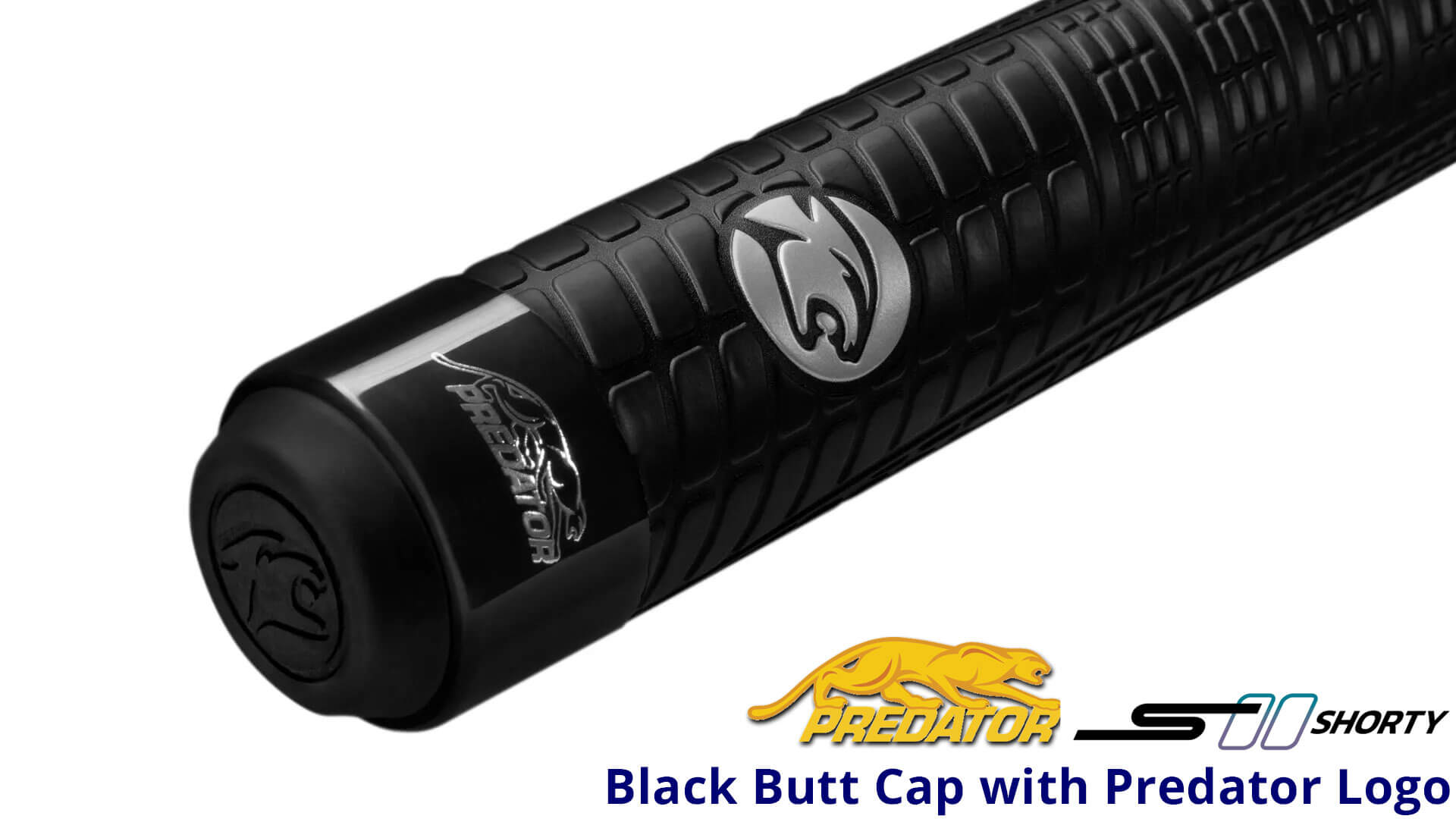 Predator-S-II-Shorty—52′-Short-Pool-Cue—Black-with-Sport-Wrap—Black-Butt-Cap Predator-S-II-Shorty---52'-Short-Pool-Cue---Black-with-Sport-Wrap---Black-Butt-Cap-for-Sale