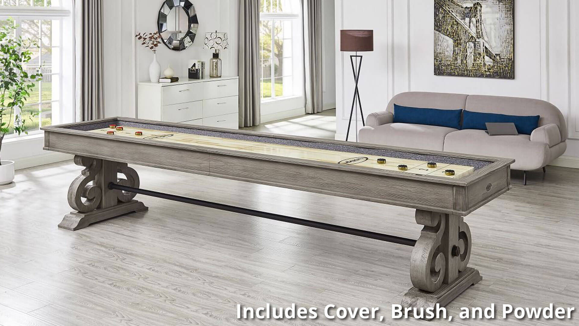 Imperial-Shuffleboard-The-Barnstable-12-Foot-Silver-Mist-Lifestyle-Diagonal-02 Imperial-Shuffleboard-The-Barnstable-12-Foot-Silver-Mist-Lifestyle-Diagonal-02