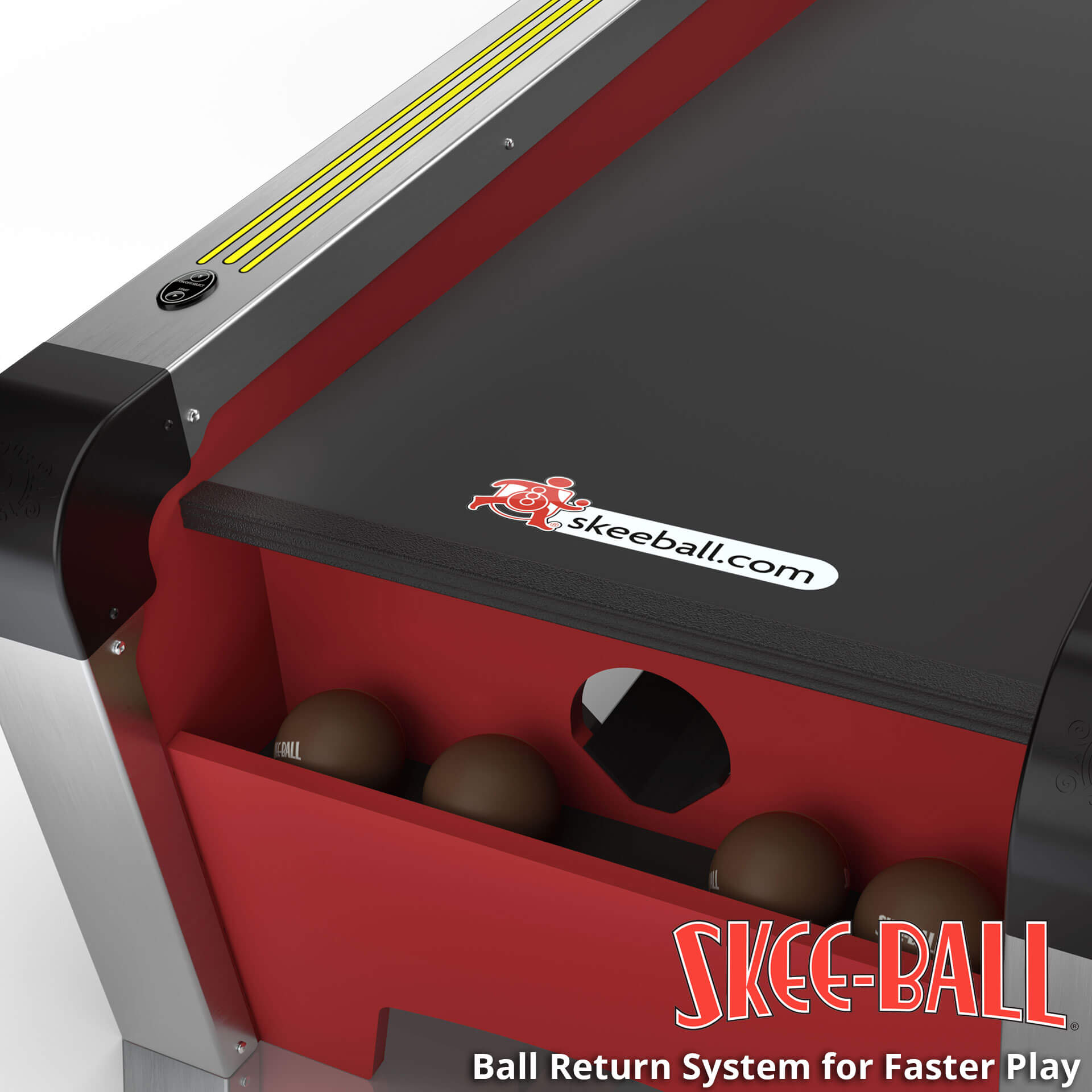 Home Skee-Ball Machine “Deluxe” – Ball Return System Home Skee-Ball Machine "Deluxe" for Sale