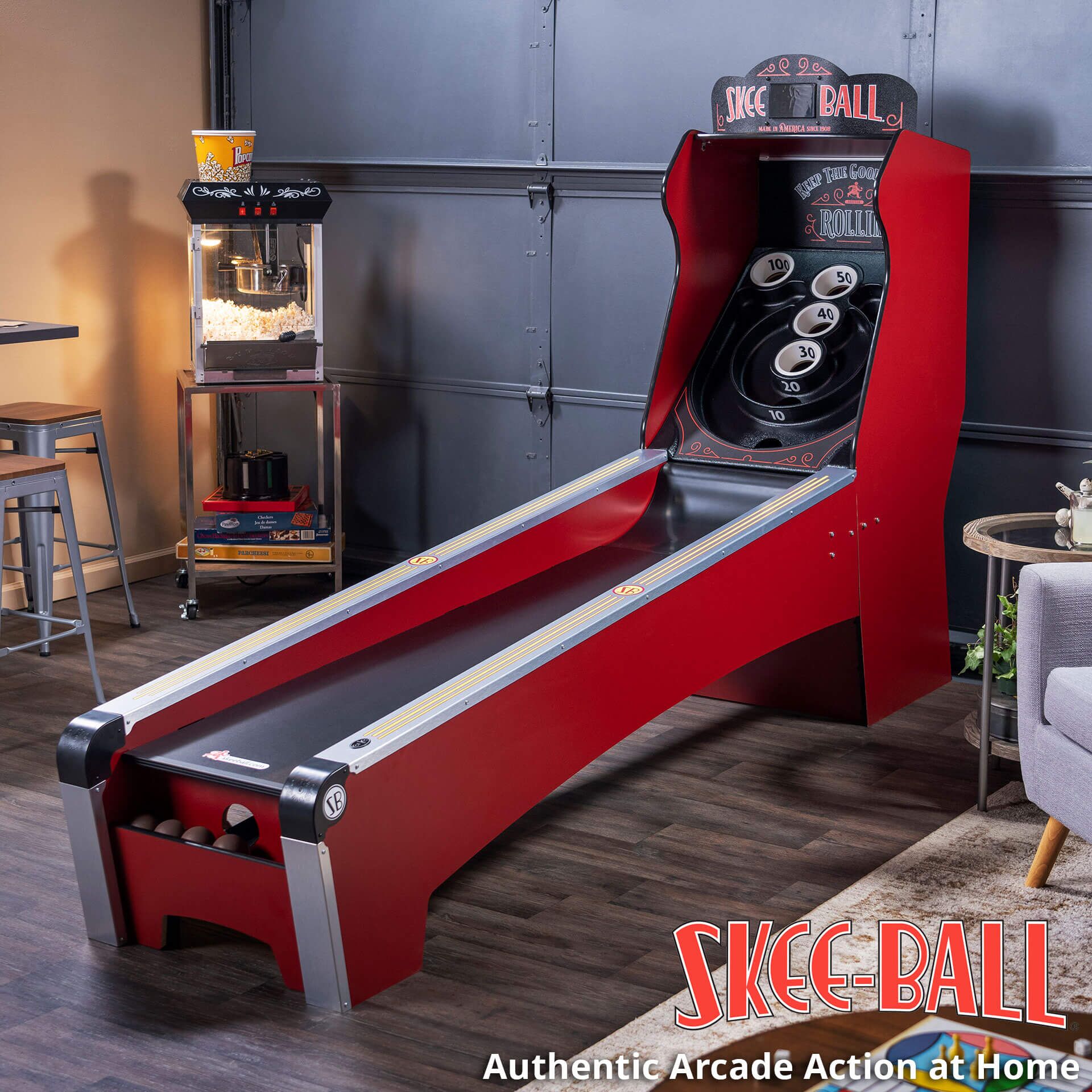 Skee-Ball Home Machine “Deluxe” – Authentic Arcade Action at Home Skee-Ball Home Machine "Deluxe" for Sale