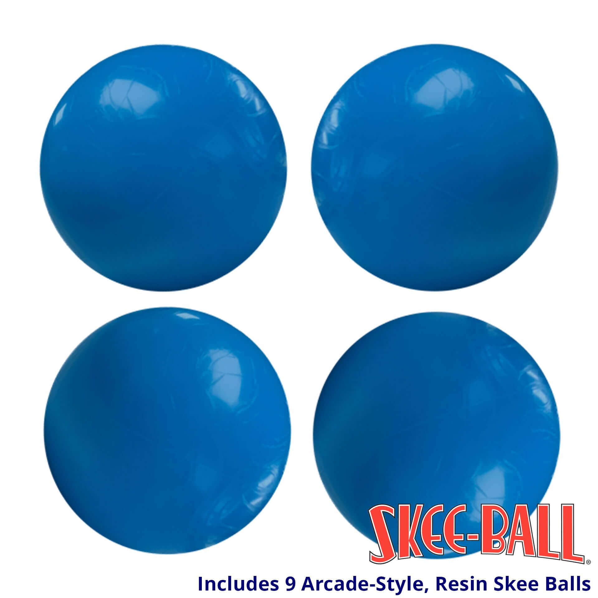 Skee-Ball Arcade Game “Glow” – Blue Arcade Balls Skee-Ball Arcade Game "Glow" for Sale