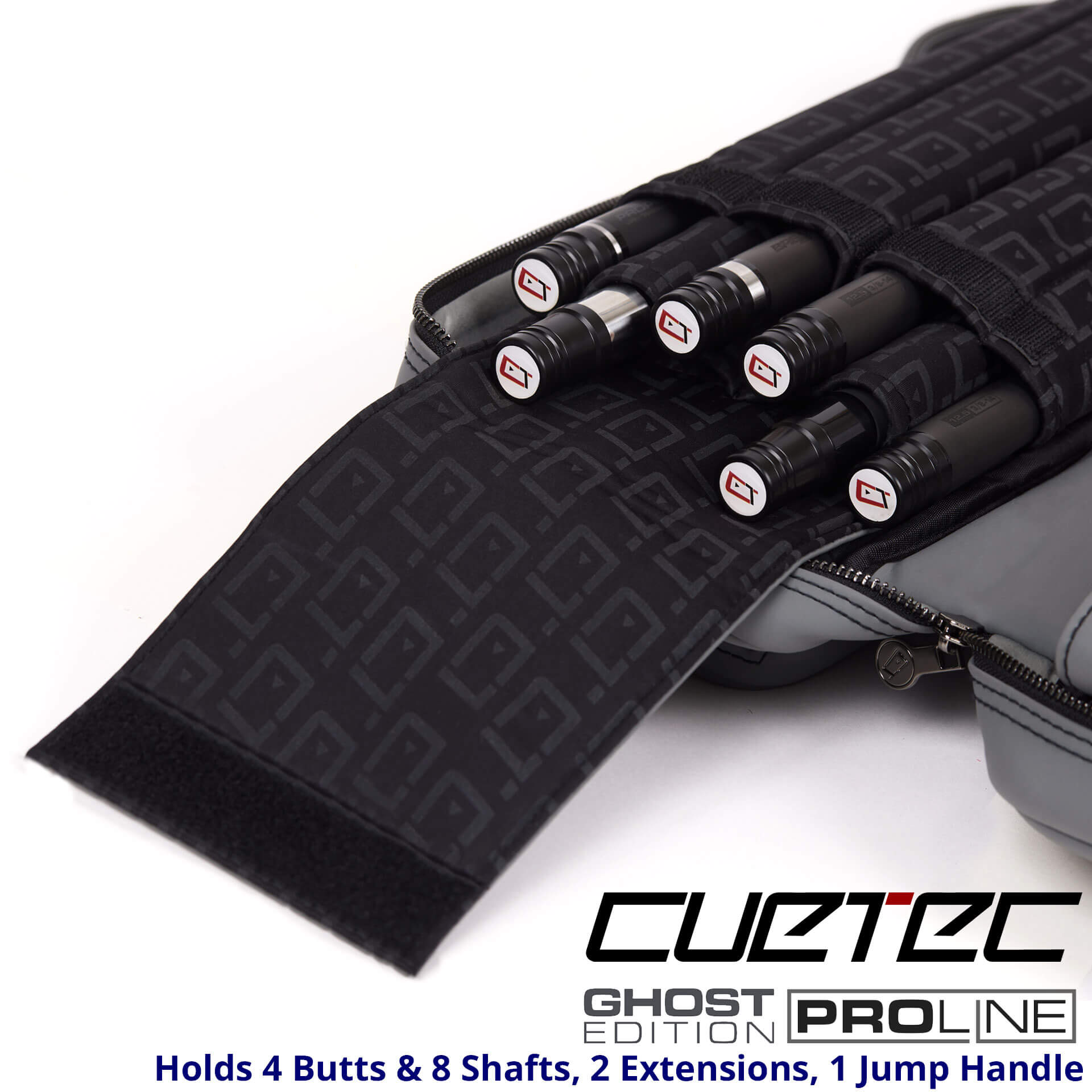 Cuetec Cue Case Pro-Line – 4×8 – Soft Case – Ghost-Edition – Case Open Cuetec Cue Case Pro-Line - 4x8 - Soft Case - Ghost-Edition - Case Open - for sale