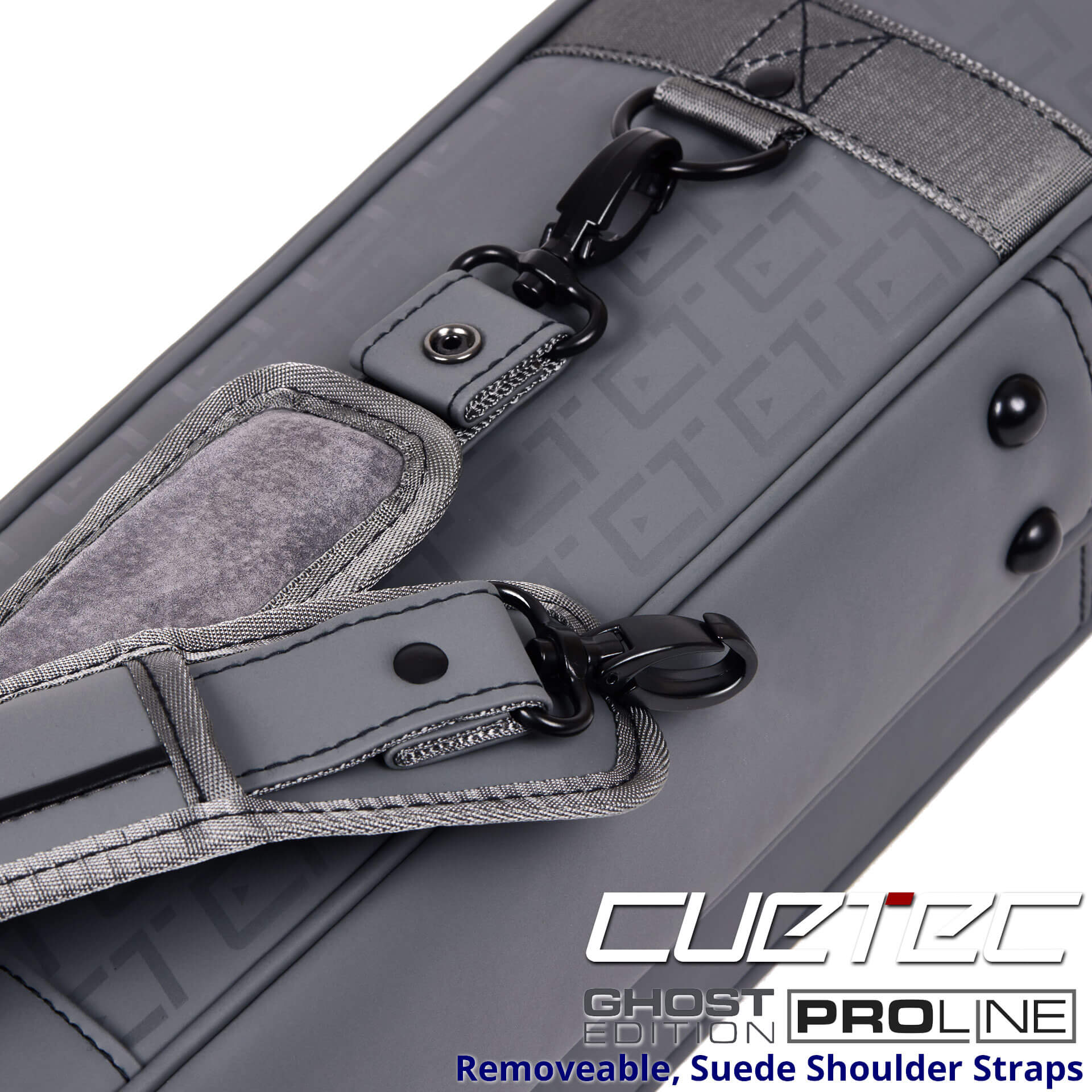 Cuetec Cue Case Pro-Line – 4×8 – Soft Case -Ghost-Edition Strap-Detail Cuetec Cue Case Pro-Line - 4x8 - Soft Case -Ghost-Edition Strap-Detail - for sale