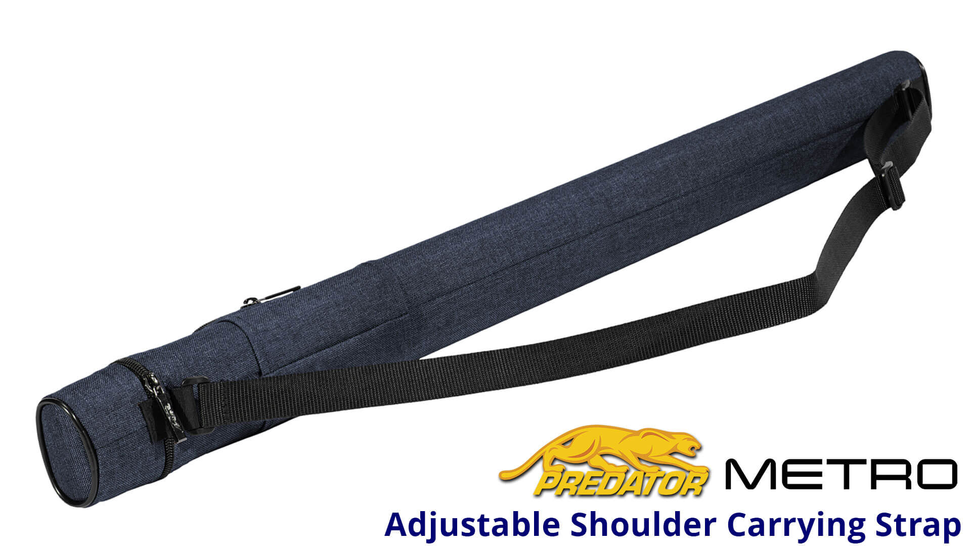 Predator Pool Cue Case - Metro - 1x1 - Hard - Blue - Strap Predator Pool Cue Case - Metro - 1x1 - Hard - Blue - Strap for Sale