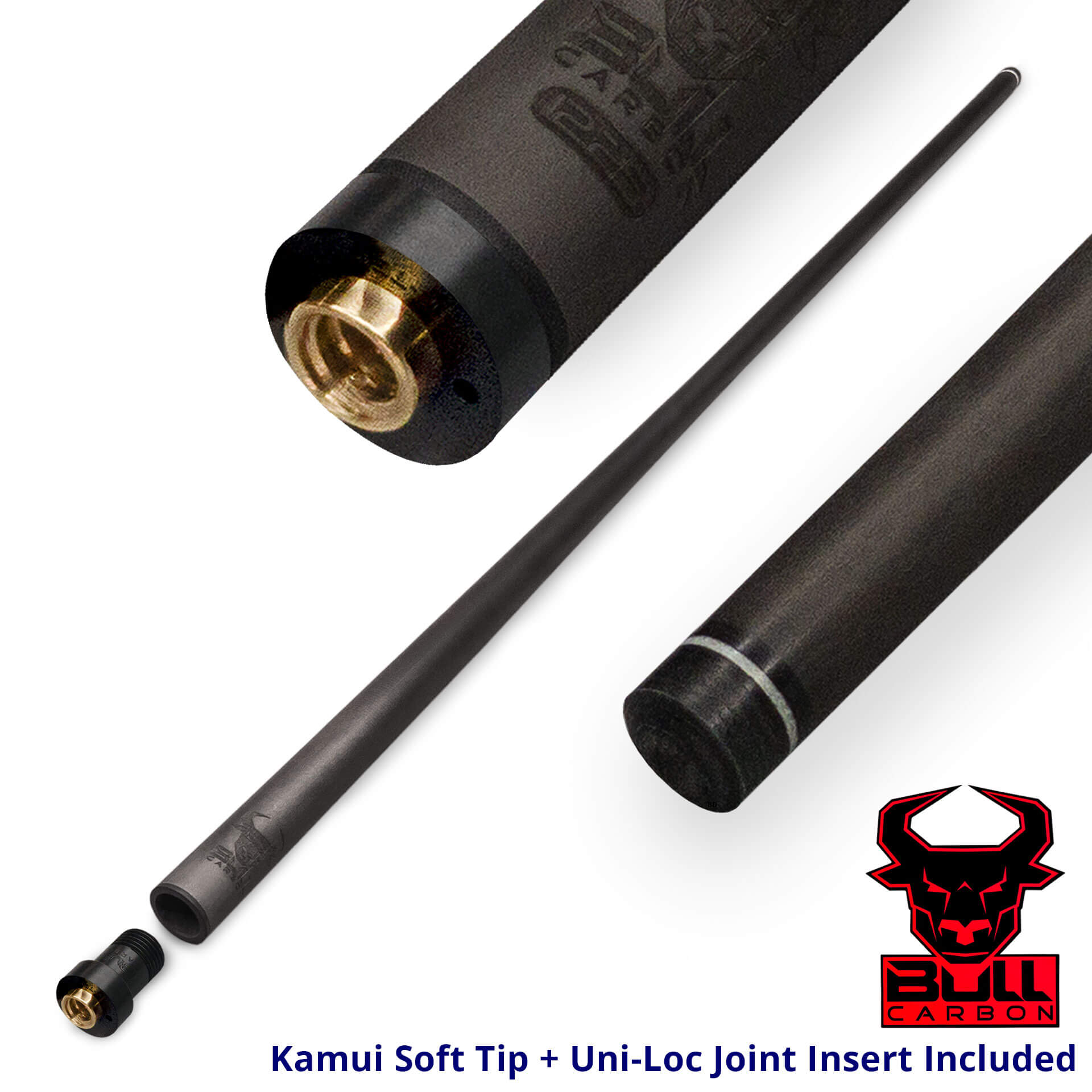 Bull Carbon Fiber Shaft - Kamui Tip + Uni-Loc Joint Insert Bull Carbon Fiber Shaft - Kamui Tip + Uni-Loc Joint Insert for Sale
