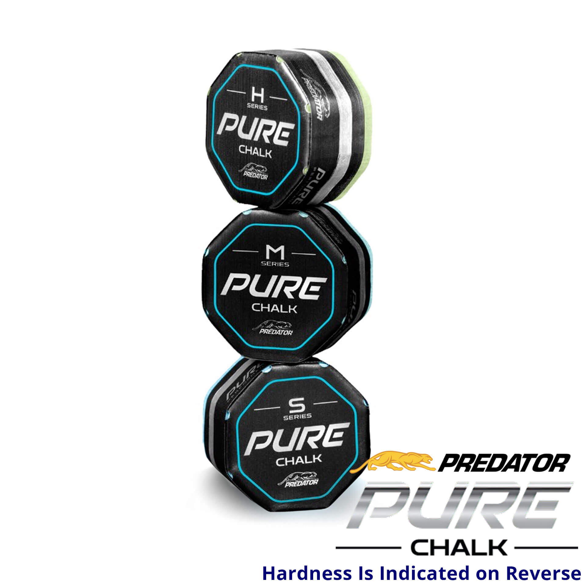 Predator Chalk – Pure – High Performance Cue Chalk – Offered in Soft, Medium, and Hard Grades Predator Chalk - Pure - High Performance Cue Chalk - Offered in Soft, Medium, and Hard Grades