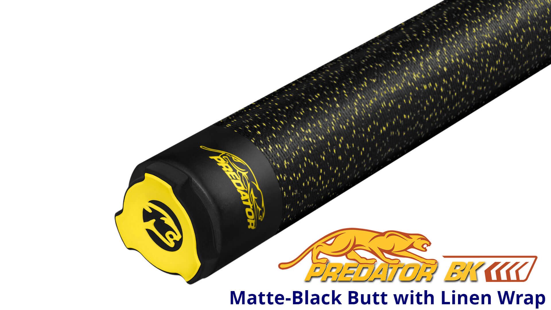 Predator BK4 - Break Cue - Black - Linen Wrap • Billiards Direct