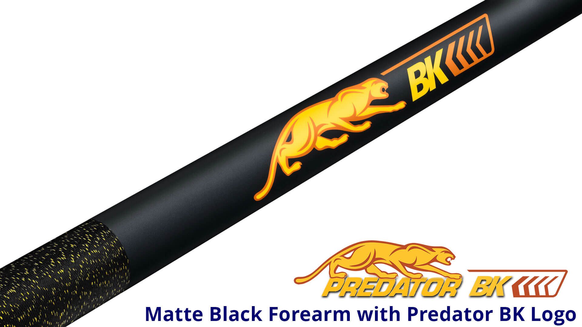 Predator BK4 - Break Cue - Black - Linen Wrap • Billiards Direct