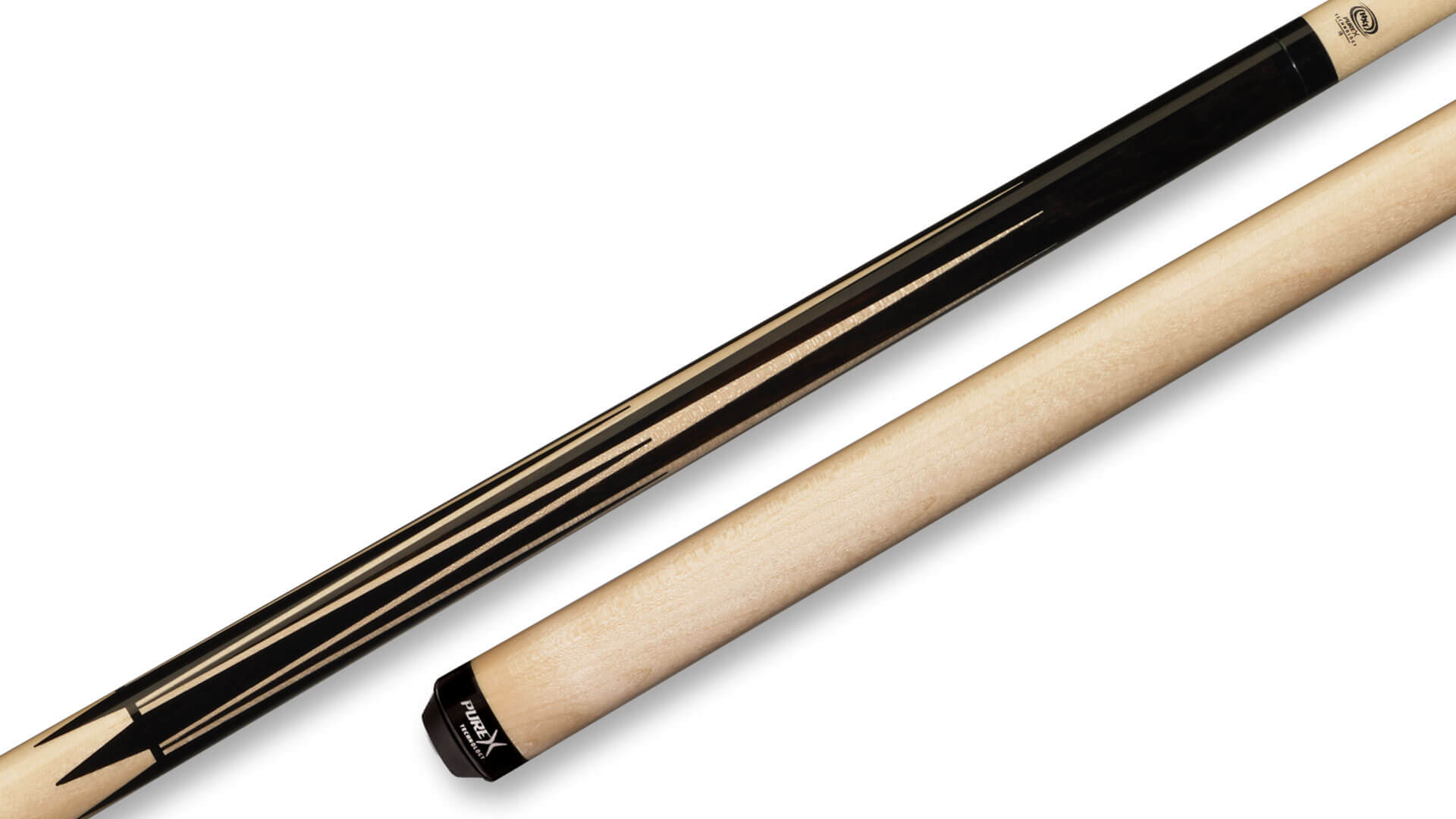 Pure X Players - Sneaky Pete Pool Cue Black Wrapless - HXTSN - Image 1