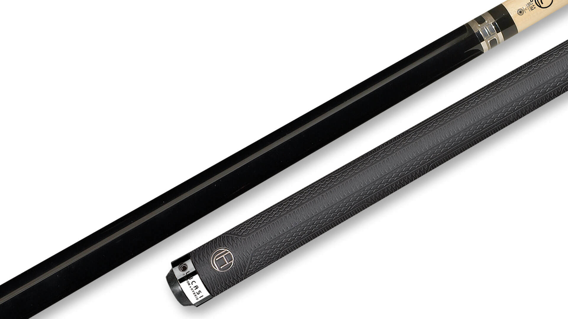 Lucasi - Glossy Black Pool Cue Sport Wrap - LHT-88 - Image 1