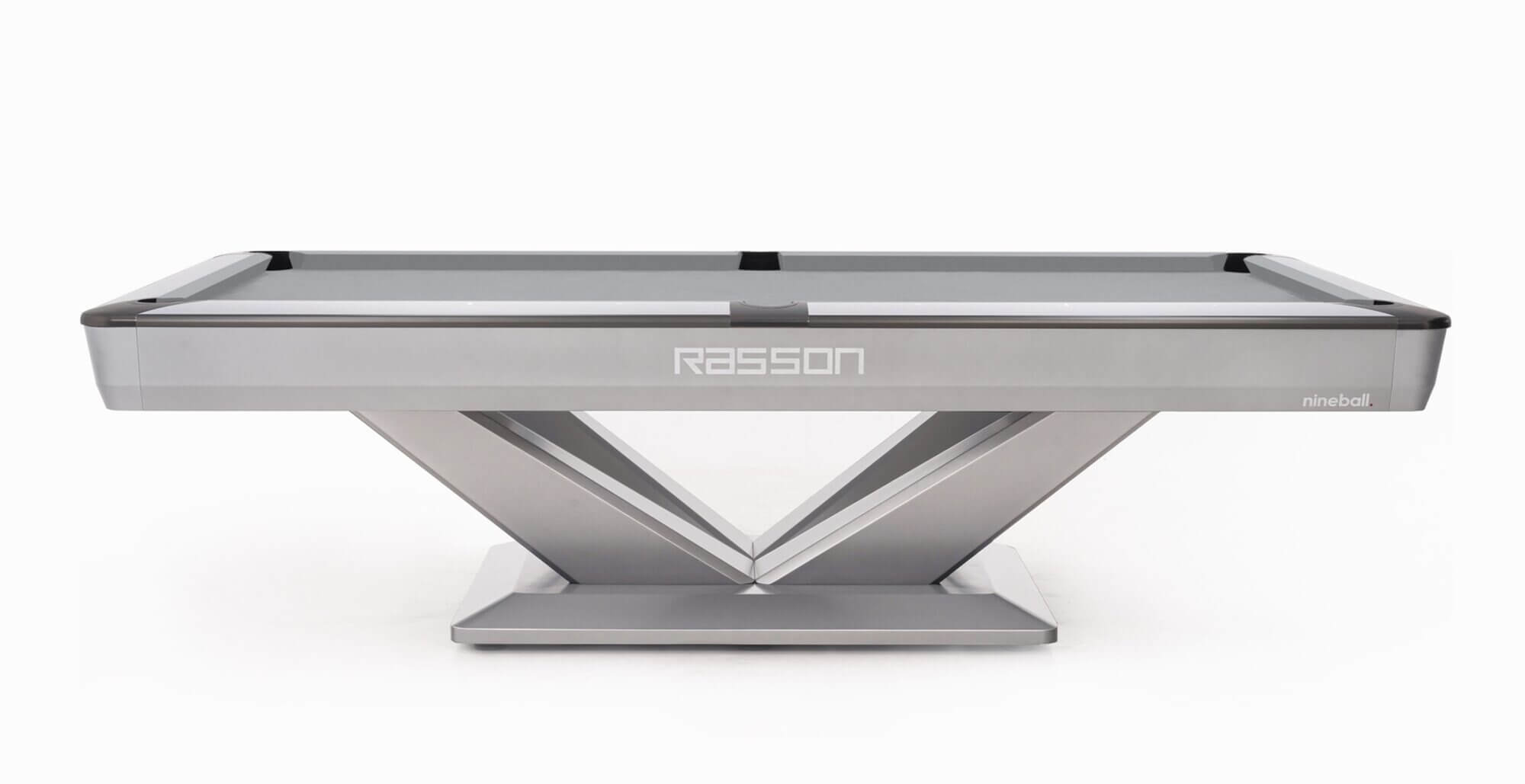 Rasson Pool Table - Victory III Silver White - 8 and 9 Foot - Image 7