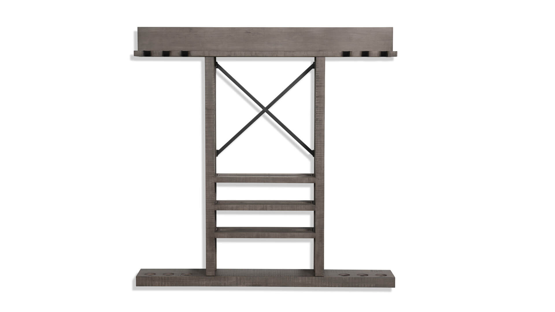 Nixon - "Bryant" Pool Cue Rack - Brushed Walnut Finish - Image 4