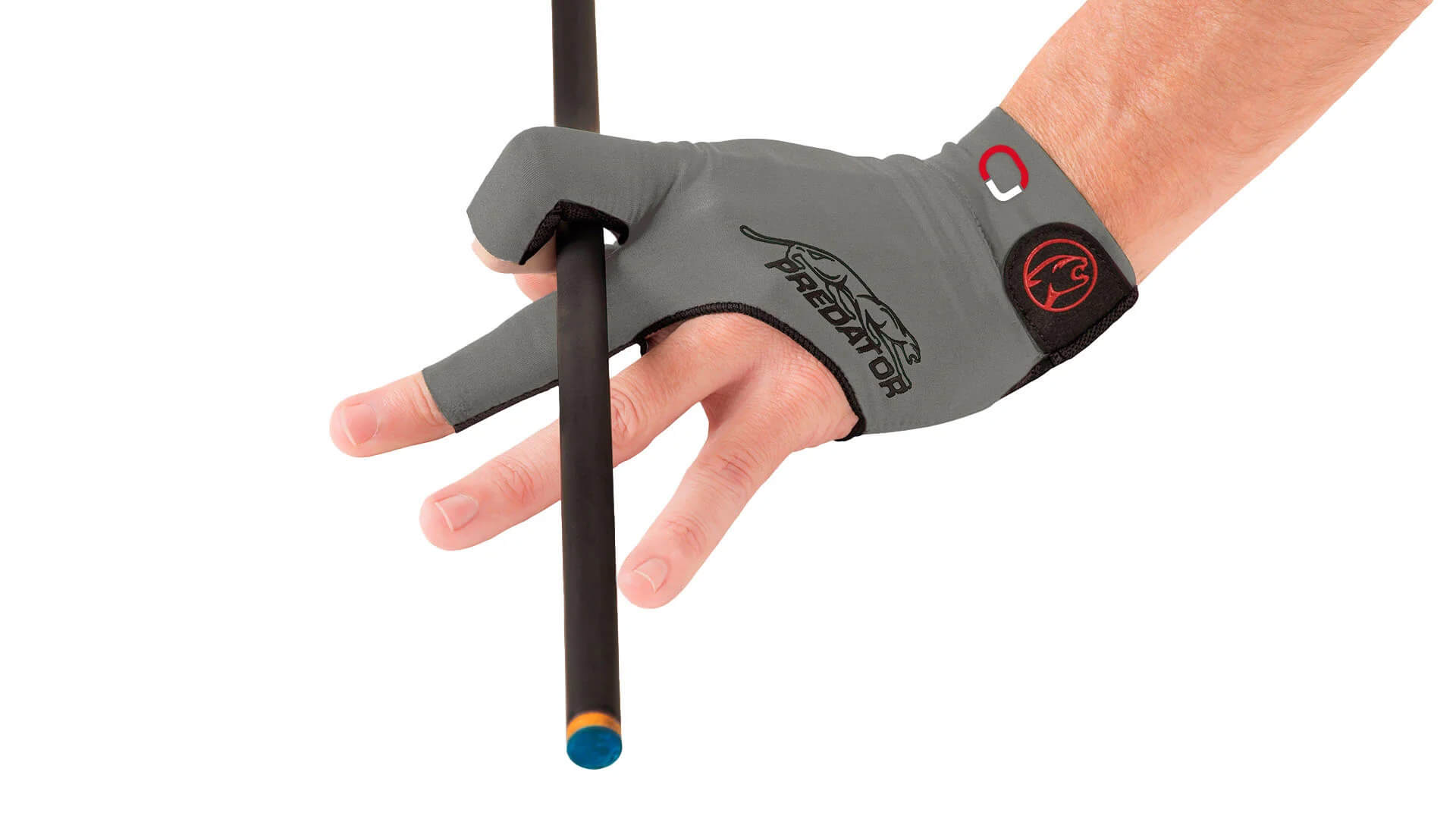 Predator Jasmin Ouschan Second Skin Grey Billiard Glove - Left Hand - Image 1