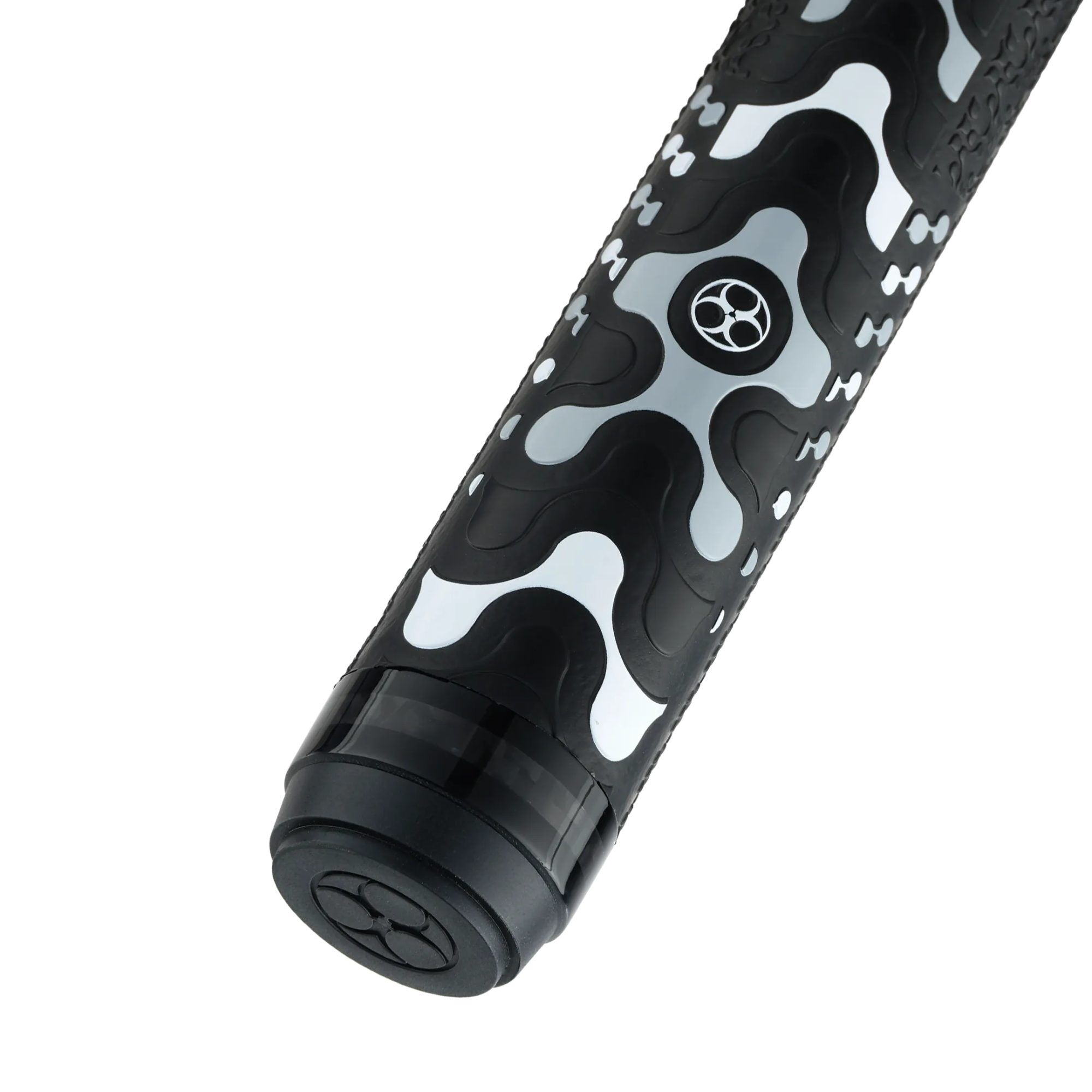 Poison VX Jump/Break Cue Black/Gray, butt cap and wrap close-up