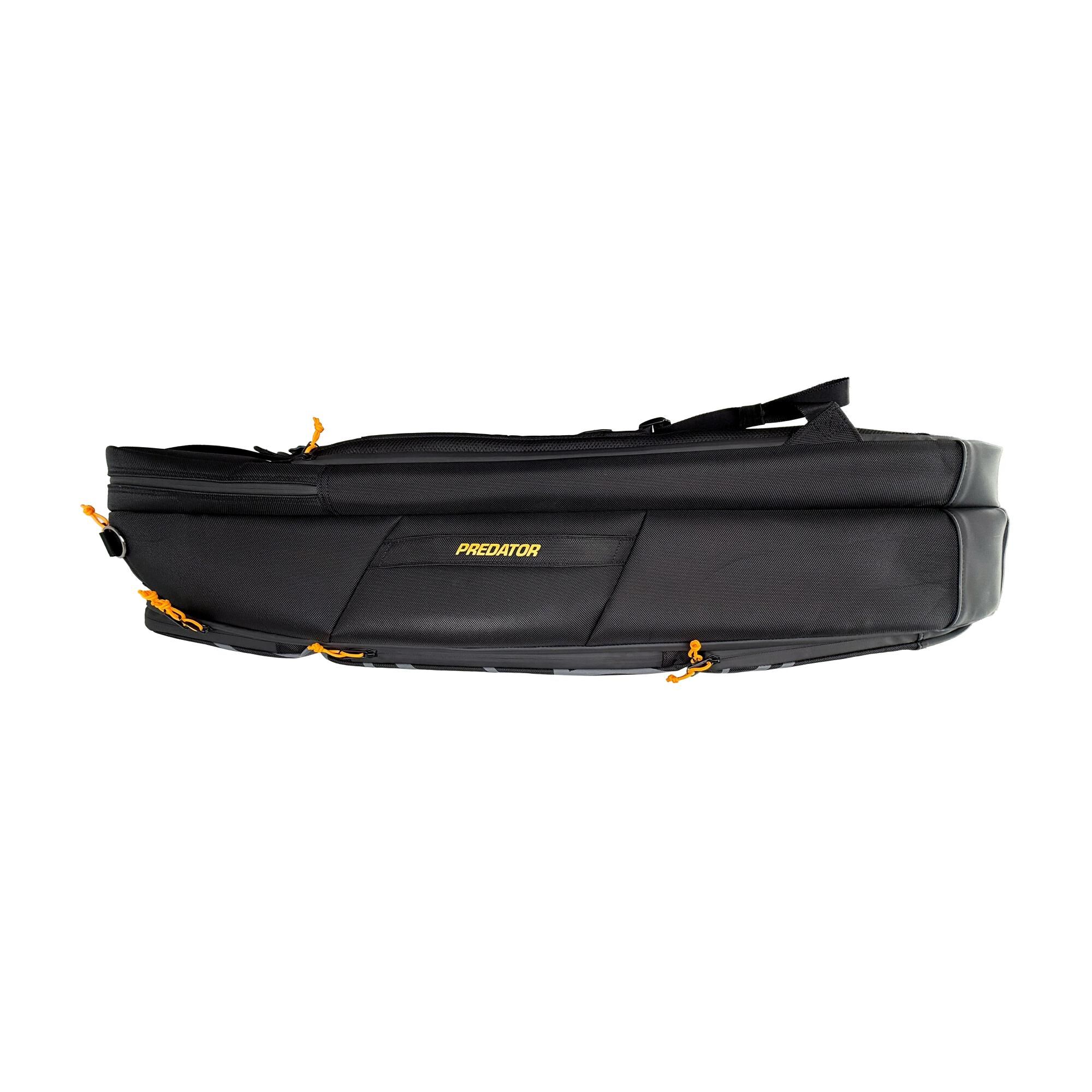 Predator Sport Weekender travel bag, top and side view